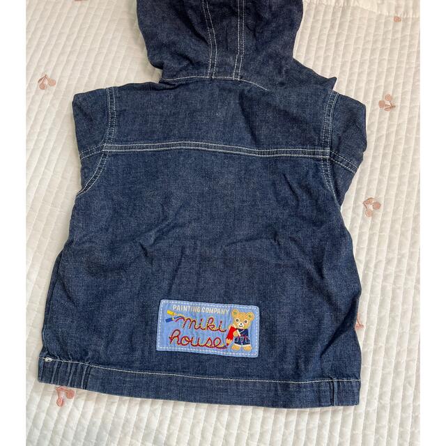 mikihouse(ミキハウス)のMIKIHOUSE デニムの上着 キッズ/ベビー/マタニティのキッズ服男の子用(90cm~)(ジャケット/上着)の商品写真