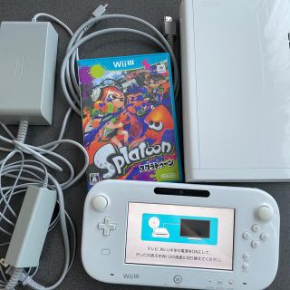 ニンテンドウ(任天堂)の【すぐ遊べる】WiiU 本体　スプラトゥーン(スプラ)ソフト　セット(家庭用ゲーム機本体)