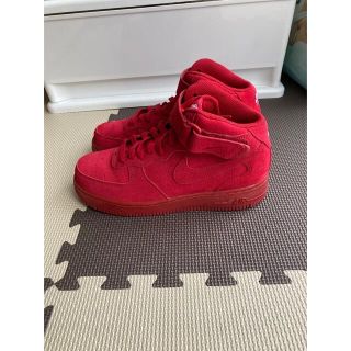 ナイキ(NIKE)のエアフォース1 AIR FORCE １Mid '07 スエード　ジムレッド(スニーカー)