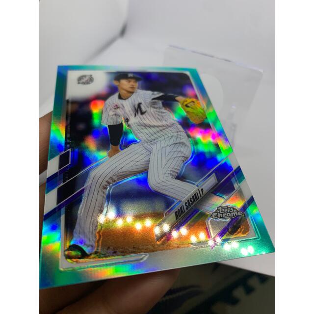 199枚限定 佐々木朗希 TOPPS Chrome NPB 千葉ロッテマリーンズ 7