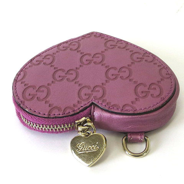 お値下げ中【極美品】GUCCI グッチ コインケース ハート ピンク