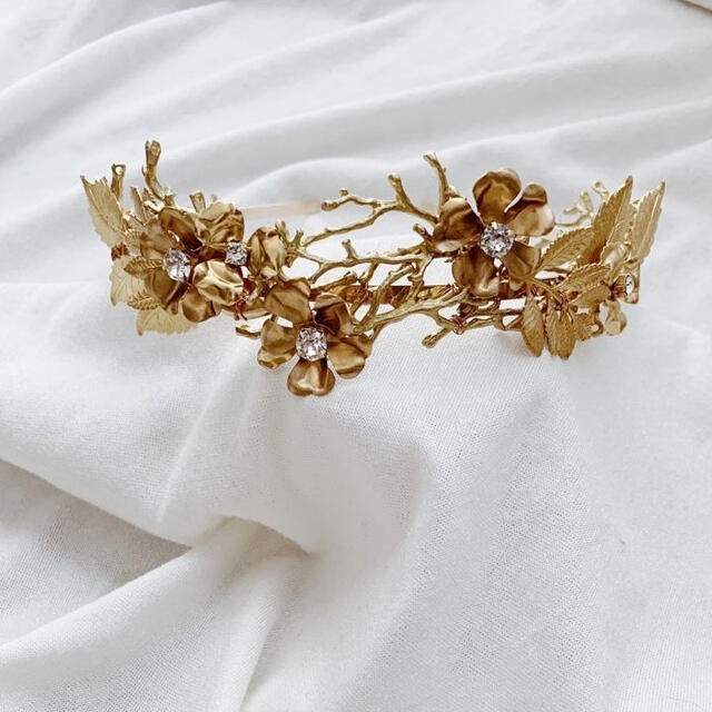 u.couture 水晶ティアラ カチューシャ ブライダルアクセサリー- u.couture 水晶ティアラ カチューシャ ブライダルアクセサリー-