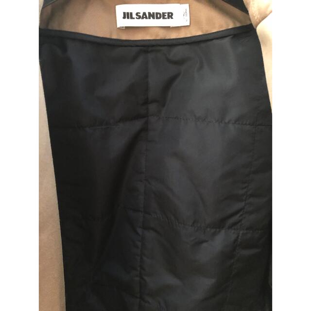 Jil Sander(ジルサンダー)の希少サイズJILSANDERジルサンダートレンチコート キャメル レディースのジャケット/アウター(トレンチコート)の商品写真