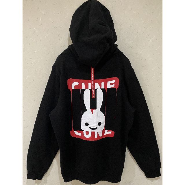 CUNE - ＊キューン ZIP PARKA 横パックリ うさぎ ジップアップ パーカー XLの通販 by あーひ's shop｜キューンならラクマ