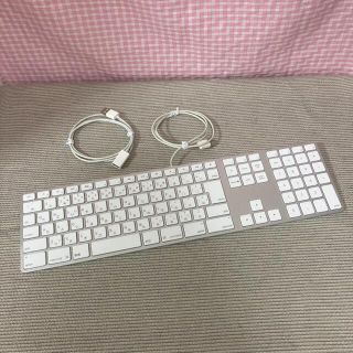 マック(Mac (Apple))のApple 純正テンキー付きUSB keyboard(PC周辺機器)