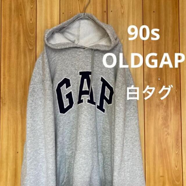 GAP - 白タグ OLD GAP/オールドギャップ スウェットパーカー プル