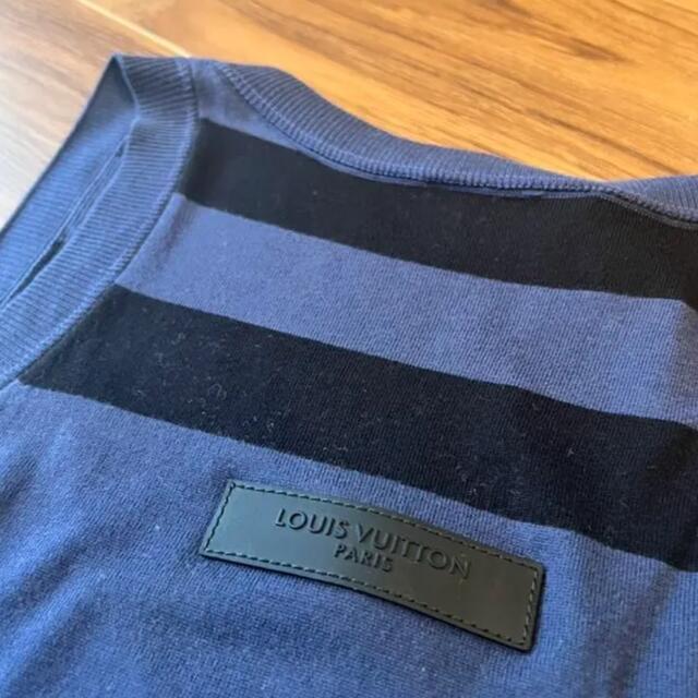 LOUIS VUITTON(ルイヴィトン)のルイヴィトン　ボーダーカットソー メンズのトップス(Tシャツ/カットソー(半袖/袖なし))の商品写真