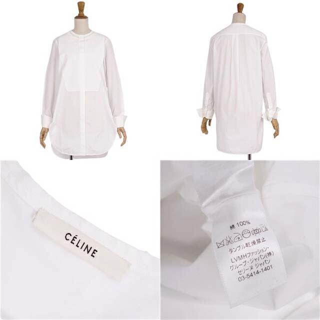 celine - セリーヌ シャツ フィービー期 コットン タキシードシャツ