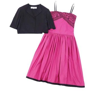 ディオール(Christian Dior) ひざ丈ワンピース(レディース)(ピンク