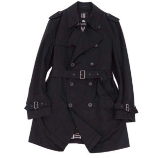 バーバリーブラックレーベル(BURBERRY BLACK LABEL)のバーバリー ブラックレーベル トレンチコート ライナー付き 綿100％ メンズ(ステンカラーコート)