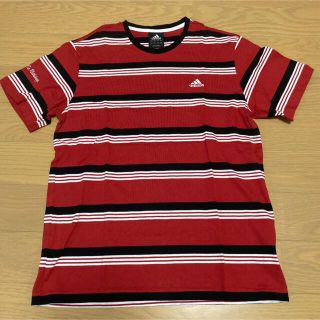 アディダス(adidas)の【adidas】 アディダス　ボーダーTシャツ(Tシャツ/カットソー(半袖/袖なし))