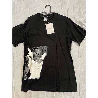 ヨウジヤマモト(Yohji Yamamoto)のGround Y コラボ Tシャツ by赤楚衛二 Graphic T black(Tシャツ/カットソー(半袖/袖なし))