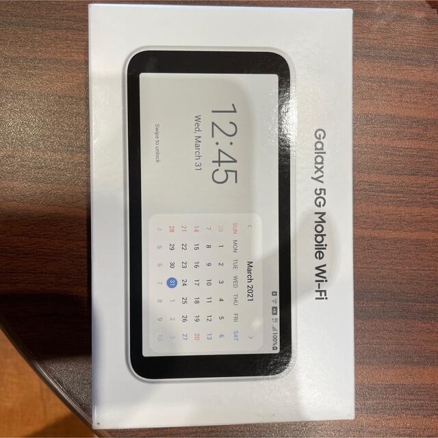 SAMSUNG Galaxy 5G Mobile Wi-Fi SCR01 スマホ/家電/カメラのPC/タブレット(PC周辺機器)の商品写真