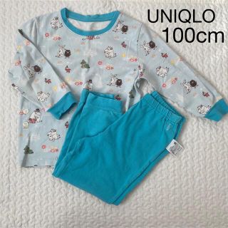 ユニクロ(UNIQLO)のユニクロ　ムーミンパジャマ　100cm(パジャマ)