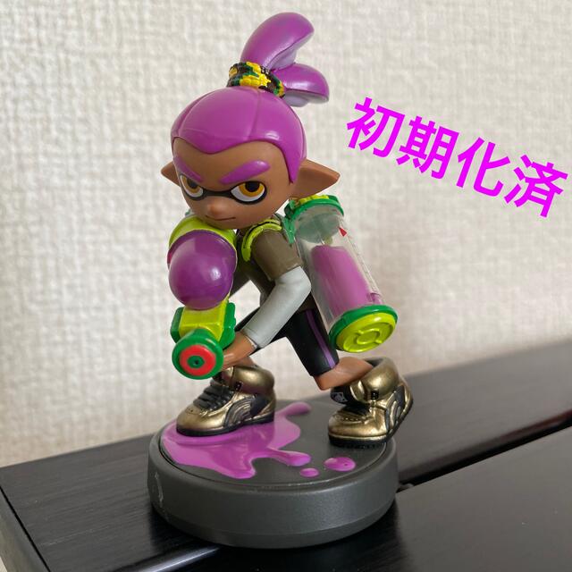 任天堂(ニンテンドウ)のスプラトゥーン(スプラ)amiibo ボーイ　パープル エンタメ/ホビーのフィギュア(ゲームキャラクター)の商品写真