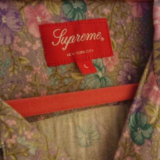 Supreme シュプリーム ミニフローラルレーヨンシャツ Lサイズ花柄ブラウス(シャツ)