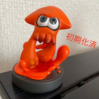 ニンテンドウ(任天堂)のスプラトゥーン　amiibo イカ　オレンジ(ゲームキャラクター)