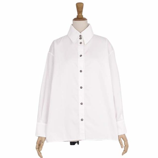 CHANEL - シャネル シャツ P46322 ブラウス ストール付き CHANEL - シャネル シャツ P46322 ブラウス ストール付き