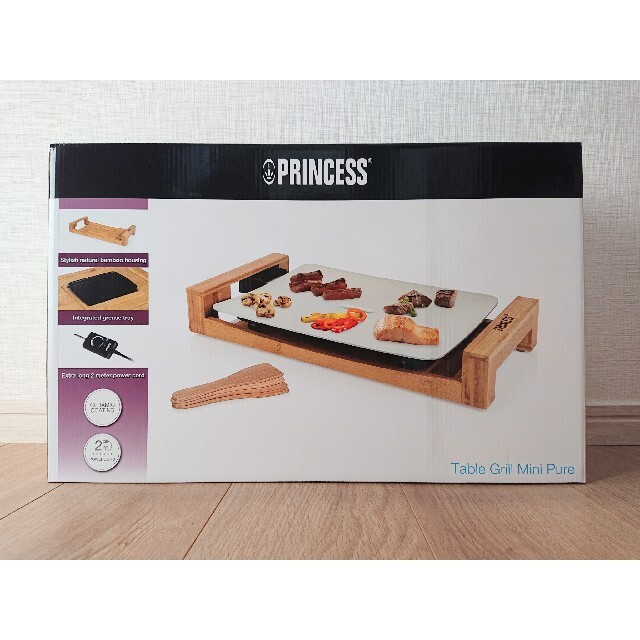 PRINCESS Table Grill Mini Pure ホットプレート スマホ/家電/カメラの調理家電(ホットプレート)の商品写真