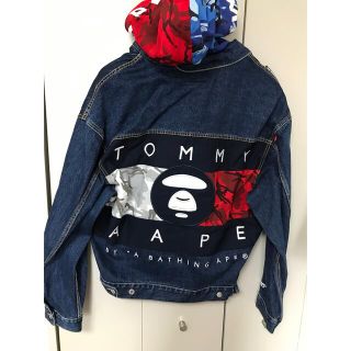 エーエイプバイアベイシングエイプ(AAPE BY A BATHING APE)のaape x Tommy Jeans(Gジャン/デニムジャケット)