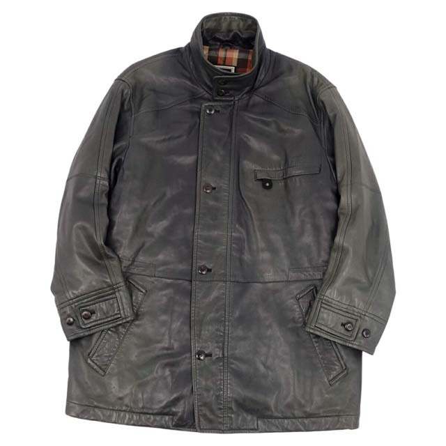 クリスチャンディオール コート ジャケット ラムレザー 中綿 メンズ M約66cm肩幅