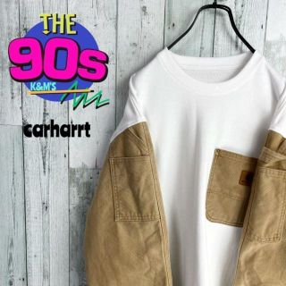 カーハート(carhartt)の90's 一点物　カーハート　ペインターパンツ　リメイクトレーナー　再構築(スウェット)