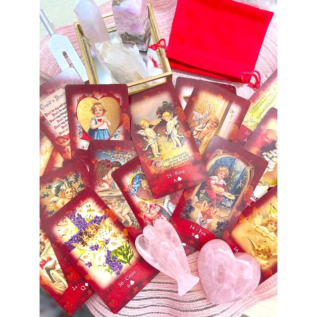 Valentine's Day Lenormand oracle deck