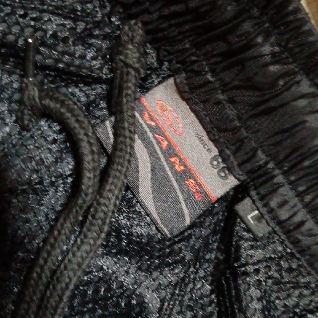 新品 L ヴァンズ ナイロンパンツ 旧タグ 90s ラインパンツ 黒