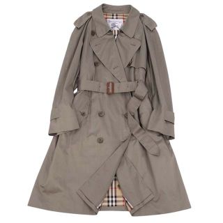 バーバリー(BURBERRY)のバーバリー トレンチコート 綿100％ 裏チェック アウター レディース 7AR(ブルゾン)