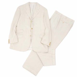 Hermes - エルメス セットアップ スーツ シングル リネン100