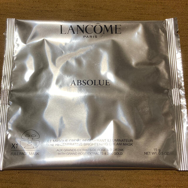 LANCOME(ランコム)のアプソリュゴールデンマスク×2、ジェニフィックアドバンストバイオセルロースマスク コスメ/美容のスキンケア/基礎化粧品(パック/フェイスマスク)の商品写真