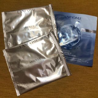 ランコム(LANCOME)のアプソリュゴールデンマスク×2、ジェニフィックアドバンストバイオセルロースマスク(パック/フェイスマスク)