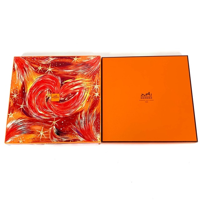 HERMES エルメス スカーフ カレ90 Traineaux et glissades ソリと