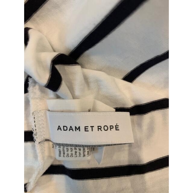 Adam et Rope'(アダムエロぺ)のアダムエロペ　ボーダーカットソー 長袖 レディースのトップス(カットソー(長袖/七分))の商品写真