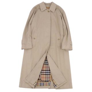 バーバリー(BURBERRY)のバーバリー 英国製 ステンカラーコート バルマカーンコート アウター レディース(ブルゾン)