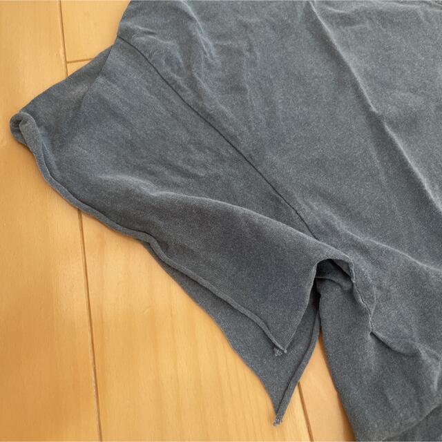 JEANASIS(ジーナシス)のTシャツ　フリル　切りっぱなし　vネック レディースのトップス(Tシャツ(半袖/袖なし))の商品写真