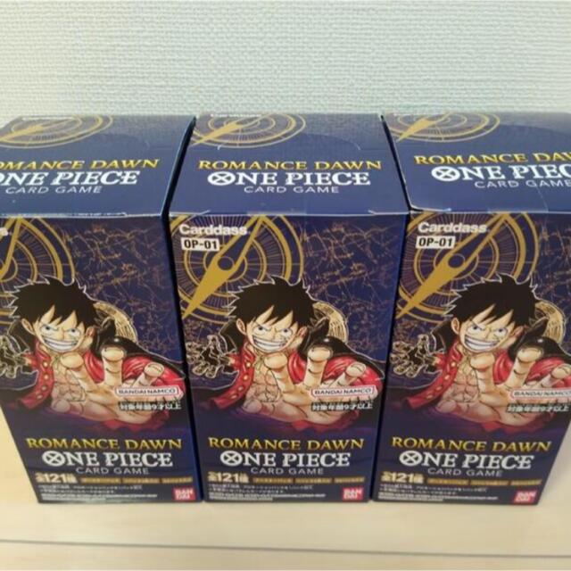 ONE PIECEワンピース カードゲーム ROMANCE DAWN 3BOX