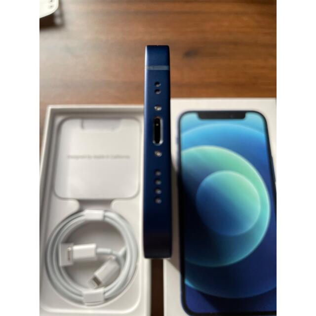 【美品】IPhone12 mini ブルー 128GB simフリー