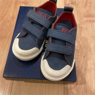 ポロラルフローレン(POLO RALPH LAUREN)の引越しのためお値引き！ポロ　ラルフローレン　シューズ　キッズ15 未使用(スニーカー)