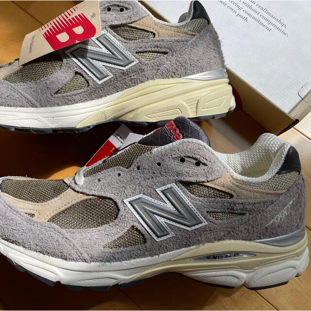 新品未使用  US9.5 New Balance M990v3 TG3 27.5 3