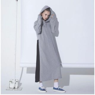 トリプルエー(AAA)のPleated Dress heathergray 446(ロングワンピース/マキシワンピース)