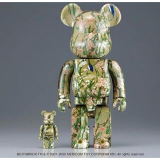 BE@RBRICK 伊藤若冲「桃花小禽図」 100% ＆ 400%(その他)