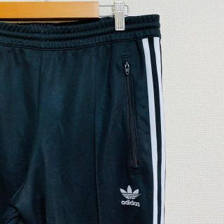 アディダス(adidas)の一点物　アディダス　3本ライン　トレフォイル　刺繍ロゴ　トラックパンツ(その他)