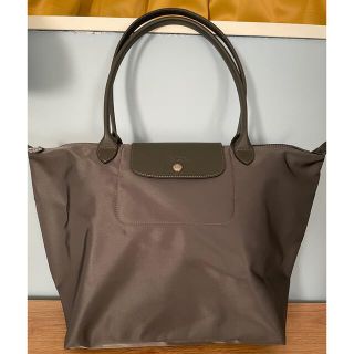 ロンシャン(LONGCHAMP)のてれる様専用 ロンシャン　プリアージュ　ネオ　グレー(トートバッグ)