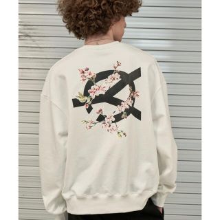 エムエスジイエム(MSGM)の【OY】チェリー ブロッサムズ ロゴ スウェットシャツ トレーナー(スウェット)