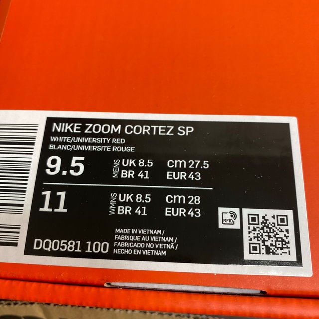 NIKE(ナイキ)のsacai  Nike Zoom Cortez 27.5 ナイキ サカイ メンズの靴/シューズ(スニーカー)の商品写真