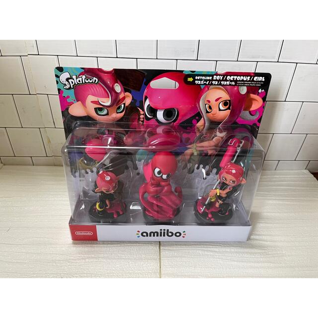 amiibo スプラトゥーン　タコボーイ　タコ　タコガール　セット