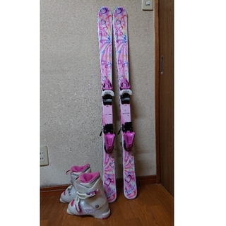 スキー板 kazama 116cm・ブーツ Hart 20cm(板)