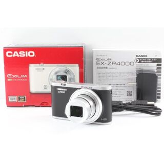カシオ(CASIO)のCASIO カシオ EXILIM EX-ZR4000 超広角 ブラック 超人気(コンパクトデジタルカメラ)