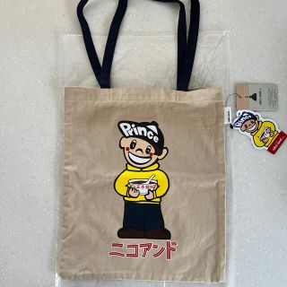 ニコアンド(niko and...)の【台湾限定】ニコアンド　王子麺トートバッグ(トートバッグ)